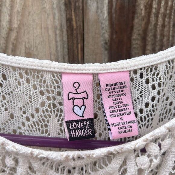 Vintage Love on a Hanger lace camisole blouse size small - Picture 3 of 8